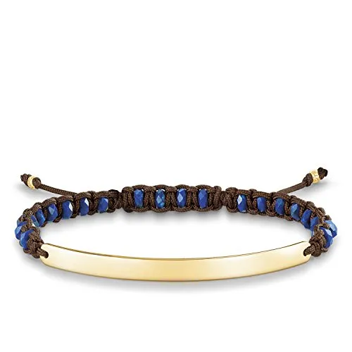 Thomas Sabo Armband in Dunkelbraun in gold von THOMAS SABO