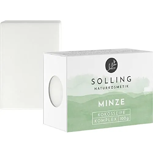 Ölmühle Solling Kokosölseife - Minze, 100g (1)