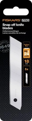 Fiskars 1027232 CarbonMax Abbrechklingen, 18mm 5St.