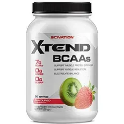 Scivation XTEND Original BCAA 423-456 g - Strawberry Kiwi Splash - Sportnahrung mit 7 g BCAAs in optimalem Verhältnis 2:1:1, angereichert mit Elektrolyten für verbesserte Hydratation und schnelle Erholung, zuckerfrei und perfekt für intensives Training.