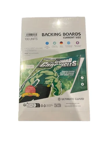 Ultimate Guard Comic Backing Boards Current Size (100) - 100 hochwertige Backing Boards, idealer Schutz für Comics bis 175 x 268 mm, perfekte Archivierung und hohe Stabilität