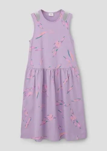 s.Oliver Minikleid Kleid Minikleid mit Cut-out (1-tlg)