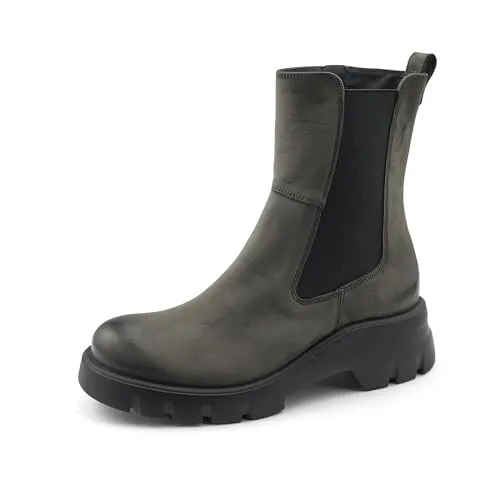 Paul Green Damen Chelsea-Boots - Wanderschuhe mit flacher EVA-Sohle für ein geringes Gewicht, ideal für den Übergang und bequemes Tragen ohne Verschluss.