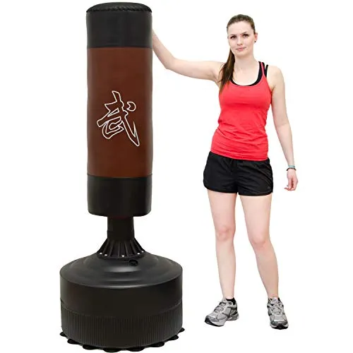 175cm Standboxsack - Eyepower Box Punching Bag - Boxen Kategorie: Eyepower Standboxsack bietet flexibles Training ohne Bohren. Ideal für Zuhause, Höhe ca. 175 cm, perfekt für kraftvolles Boxtraining überall!