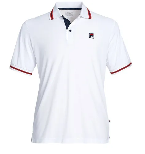 Fila Poloshirt Piro in Weiß/Navy für Herren von FILA