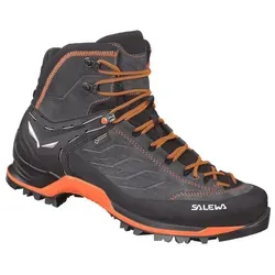 Salewa Mountain Trainer Mid Gore-Tex Herrenwanderstiefel, Grau, 9 - Wanderschuhe für alpine Touren, leicht und robust mit GORE-TEX Futter für Wasserdichtigkeit. 3F System sorgt für optimale Passform und Flexibilität.