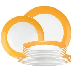 Seltmann Weiden Liberty Pure Colors Tafelservice 12-teilig in orange von Seltmann Weiden