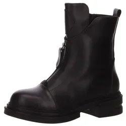 GO Stiefelette in Schwarz, Gr. 36 - Trendige Damen Boots - Exklusive Damen Stiefelette aus hochwertigem Echtleder in Schwarz. Mit seitlichem Reißverschluss und auffälligem Design ideal für jeden Anlass. Bequemer Einstieg und markante Laufsohle für einen stilvollen Auftritt.