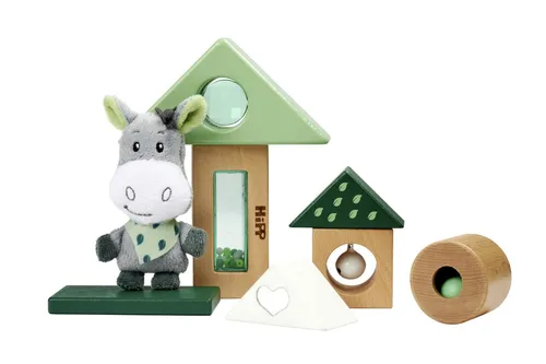 Eichhorn 100005865 Baby Hipp Soundbausteine 8-tlg. Plüschesel Sicherheit