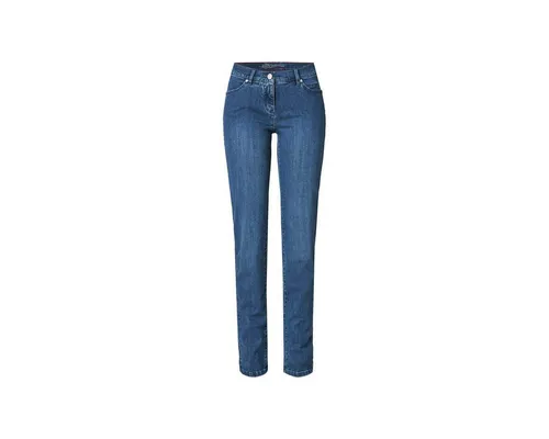 TONI Damen 5-Pocket-Jeans »Perfect Shape« 38 mid Blue - Jeans mit Shaping-Effekt für Bauch und Po, ideal für eine figurbetonte Passform und optimalen Tragekomfort.