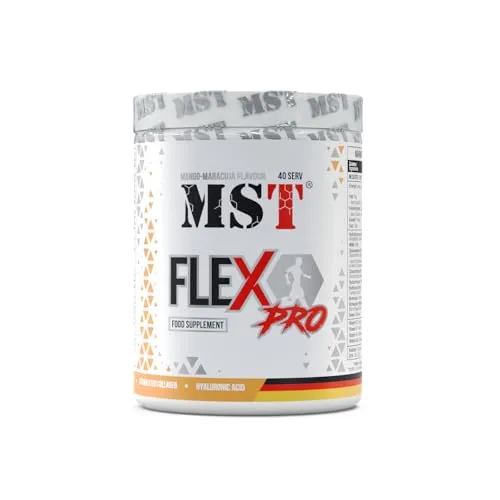 MST® Nutrition Flex Pro Pulver – Kollagen, MSM, Glucosamin, Chondroitin & Hyaluronsäure – Hochwertige Rezeptur – Made in Germany (420g, Mango Maracuja)
