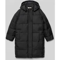 KIDS ONLY Mädchen KOGIRENE Puffer Coat OTW NOOS Jacke, Black, 158 - Funktionsjacke mit Kapuze und verdecktem Reißverschluss, ideal für kalte Tage dank synthetischer Füllung