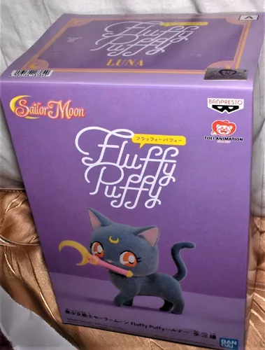 Sailor Moon Luna ca. 7 cm Fluffy Puffy Figur Neu,OVP,Lizenzware,Rarität