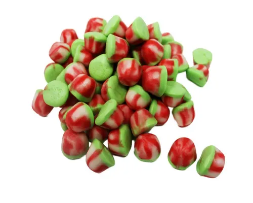 Dulceplus Süßigkeit, Fruchtgummi Jelly Twist Wassermelonen Creme Küsse Halal 1000g