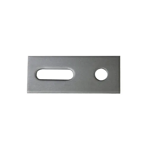 SUNEX Adapterplatte 40 x 100 x 5mm für M12 Stockschraube Flachbügel Adapterblech Montage adapter Edelstahl Dachhalterung Befestigung PV-Anlage Solarmodule Photovoltaic Solarpanel PV Zubehör