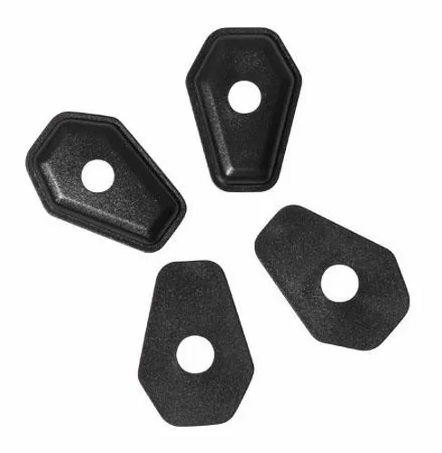 A-Pro Adapter Miniblinker Motorrad Adapterplatten 4 Pc Blinker Schwarz