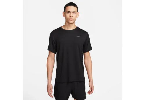 NIKE Herren M NK DF UV MILER SS - Atmungsaktives Laufshirt - T-Shirts mit schweißableitendem Material und UV-Schutz für mehr Komfort und Schutz beim Laufen. Ideal für aktive Sportler, die Leistung und Style kombinieren möchten.