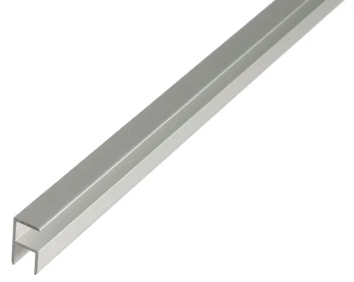 Alberts H-Profil Aluprofil Aluminiumprofil H Winkel selbstklebend 1000x19,5x40mm