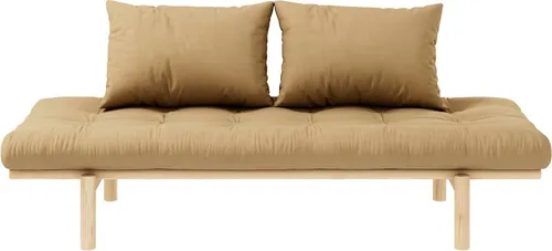 Karup Design Daybett Pace (Set, 2 tlg) aus Kiefernholz mit Futonmatratze - Schlankes und zeitloses Design aus massivem Kiefernholz. Die integrierte Futonmatratze sorgt für hohen Sitz- und Liegekomfort. Ideal für entspannte Stunden mit Freunden und Familie.
