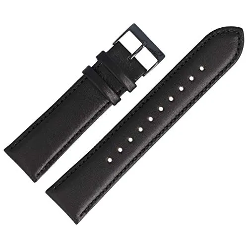 Hugo Boss Uhrenarmband 22mm Leder Dunkelbraun Glatt - Uhrenarmband für Herren, aus hochwertigem glattem Leder in stilvollem Dunkelbraun, verleiht Ihrer Uhr einen eleganten Look.