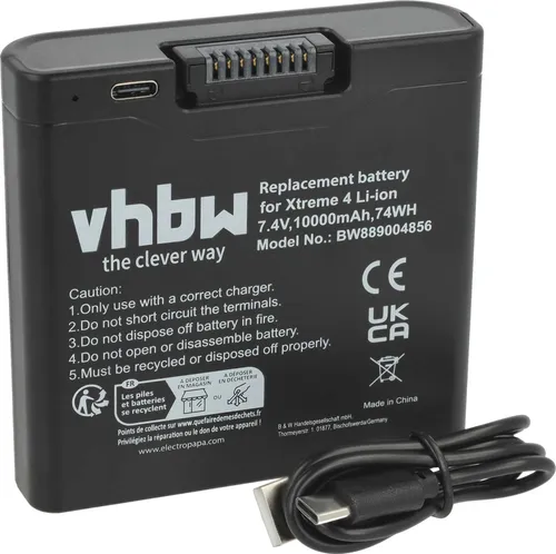 vhbw Akku kompatibel mit JBL PartyBox Club 320, Stage 320 Lautsprecher Boxen Speaker (10000 mAh, 7,4 V, Li-Ion)