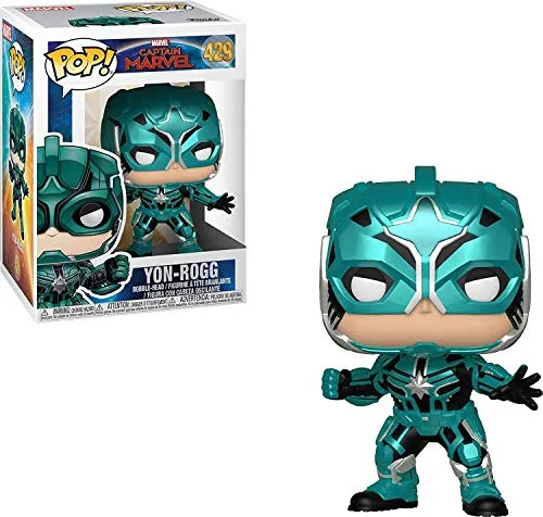 Funko POP! Captain Marvel-Yon Rogg-Rogg - Vinyl-Sammelfigur - Geschenkidee - Offizielle Handelswaren - Spielzeug Für Kinder Und Erwachsene - Movies Fans - Modellfigur Für Sammler Und Display