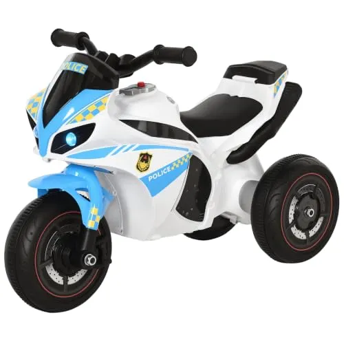 HOMCOM Rutschauto mit Musik und Scheinwerfer für 18-36 Monate Kinder Blau