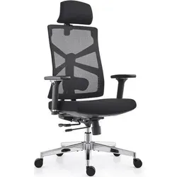 Ergonomischer Bürostuhl mit adaptiver Rückenlehne und 4D Armlehnen