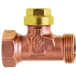 Heimeier Rücklaufverschraubung 0402-02.000 Rp 1/2xG 3/4 AG, für Heizkreisverteiler