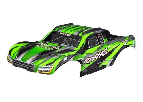 Produktbild Traxxas Karosserie Maxx Slash grün mit Aufkleber TRX-10211-GRN