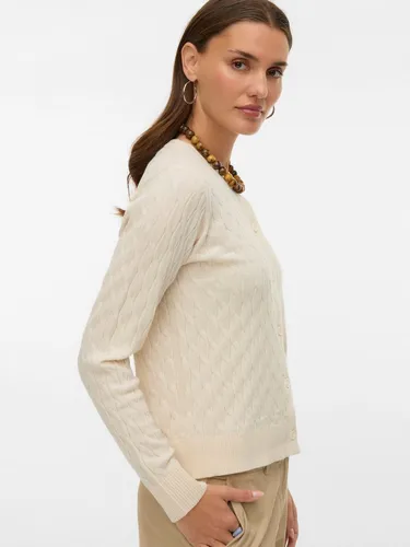 Vero Moda Strickjacke VMFANTASTIC LS O-NECK CABLE CARDIGAN - Modische Strickjacke von Vero Moda für vielseitige Outfits. Der gerade Schnitt und das strapazierfähige Material sorgen für hohen Tragekomfort. Ideal für Freizeit und besondere Anlässe!
