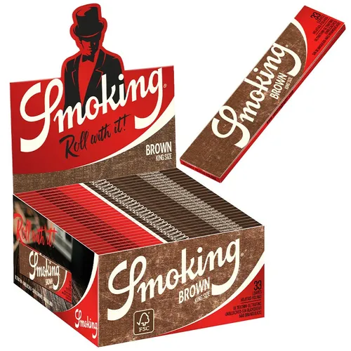 Smoking 50 x 33 Braune King Size Blättchen