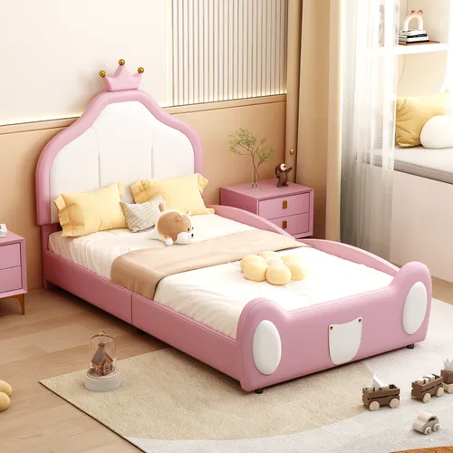 MODFU Kinderbett Polsterbett 90