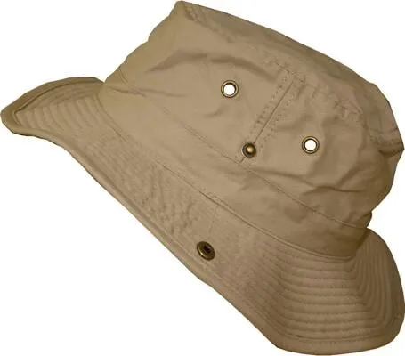 BasicNature Traveller Hut M (56 - 57 cm) - Hüte - Stabiler Baumwoll-Twill-Hut mit 7,5 cm Krempe, schützt vor Sonne und Wind, bleibt in Form und überzeugt durch flottes Design.