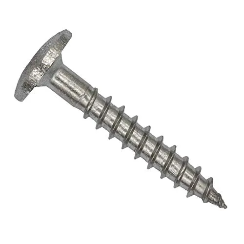 TWISTEC Trespo-Fassadenschrauben, Terrassenschrauben, Holzschrauben, Spanplattenschrauben aus Edelstahl (Edelstahl, 4,8x60mm)