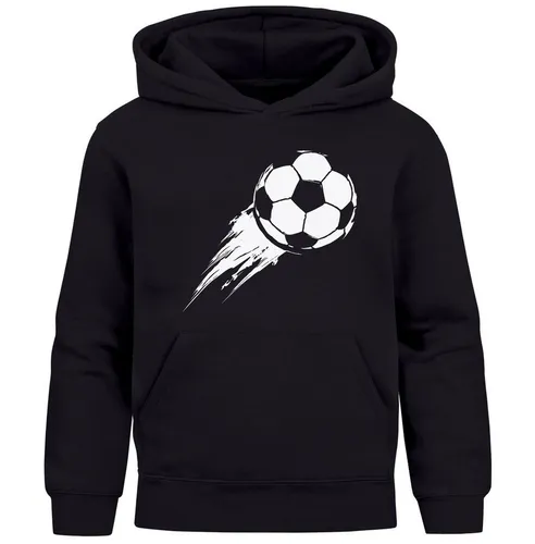 MoonWorks Hoodie Kinder Hoodie Jungen Fußball Sport Kapuzenpulli Geschenke Junge
