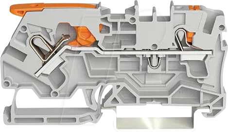 Produktbild Wago 2104-5201 2-Leiter-Durchgangsklemme mit Hebel