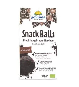GOVINDA Snack Balls - Schoko Pur 100g