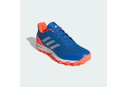 adidas Unisex Flexcloud Hockey-Schuhe - Bright Royal/Zero Metallic/Team Solar Orange, 39 1/3 EU - Hochwertige Hockey-Schuhe mit stabiler Passform und Cloudfoam-Zwischensohle für hohen Komfort. Ideal für den Sporteinsatz und langlebig.