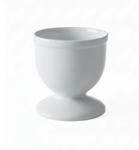 Eierbecher Set Rund aus strapazierfähigem Kunststoff Weiß – Praktisches 6er Pack für Dein tägliches Frühstück & Brunch – Langlebig, Spülmaschinenfest & Stapelbar – Modernes Design für jeden Tisch