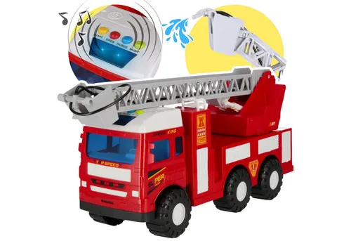 Sarcia.eu Spielzeug-Feuerwehrwagen mit Leiter