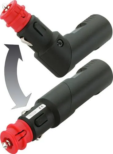 ProCar Sicherheits-Universalstecker (winkelbar) mit Bohrung für 3mm LED Belastbarkeit Strom max.=8A Passend für (Details)