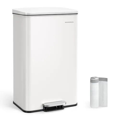 SONGMICS 40L Küchenabfalleimer mit Soft-Close von SONGMICS