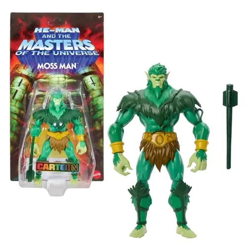 Masters of the Universe Origins Actionfigur: Moss Man 14 cm - Detailreiche Actionfigur aus der Masters of the Universe Origins-Serie. Mit 16 Bewegungspunkten und Zubehör für kreatives Spielen – ideal für Fans und Sammler!