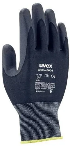 Uvex 6057306 unilite / unipur Polyamid, Nitrilschaum Montagehandschuh Größe (Handschuhe): 6 EN 388 1 Paar