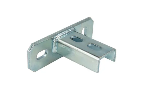 tecuro Schienensystem-Verbinder Sattelflansch längs/quer für Montage-, Loch-, Profilschiene