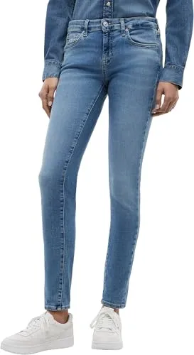 Tommy Jeans Sophie Lw Skn Ch0238 - Damen Skinny Fit Jeans - Stylische Damen Jeans im 5-Pocket-Style aus weichem Denim, ideal für Büro und Alltag. Der figurbetonte Schnitt und der Stretchanteil sorgen für optimalen Tragekomfort und Bewegungsfreiheit.