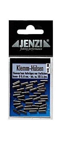Jenzi Quetsch-Hülsen zur Stahlvorfachanfertigung 1,4mm 100 Stück
