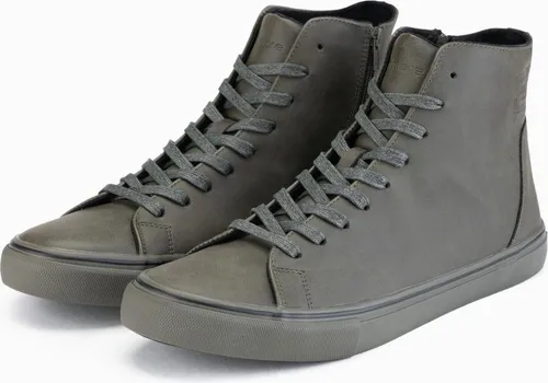 Ombre Clothing Herren-Stiefeletten Waisake Dunkeloliv 45 - Hochwertige Herren-Stiefeletten im urbanen Stil, ausgestattet mit praktischem Reißverschluss für müheloses An- und Ausziehen. Ideal für den Alltag, bieten sie Komfort und eine stylische Optik.