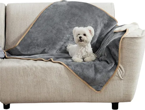 Lesure Hundedecke Katzendecke Große Hunde Outdoor Sofaschutz flauschig 100x80cm